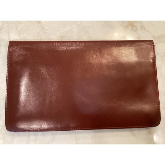 Cartier Clutch Bag Leather Gold Corner Detail Vintage - Picture 2 of 11